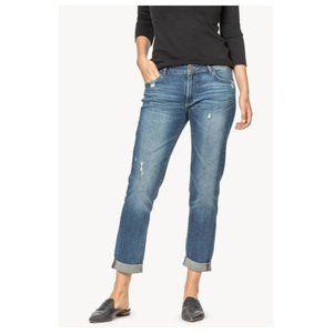 Mid Wash DL1961 Riley Mid-Rise Boyfriend Jeans 28